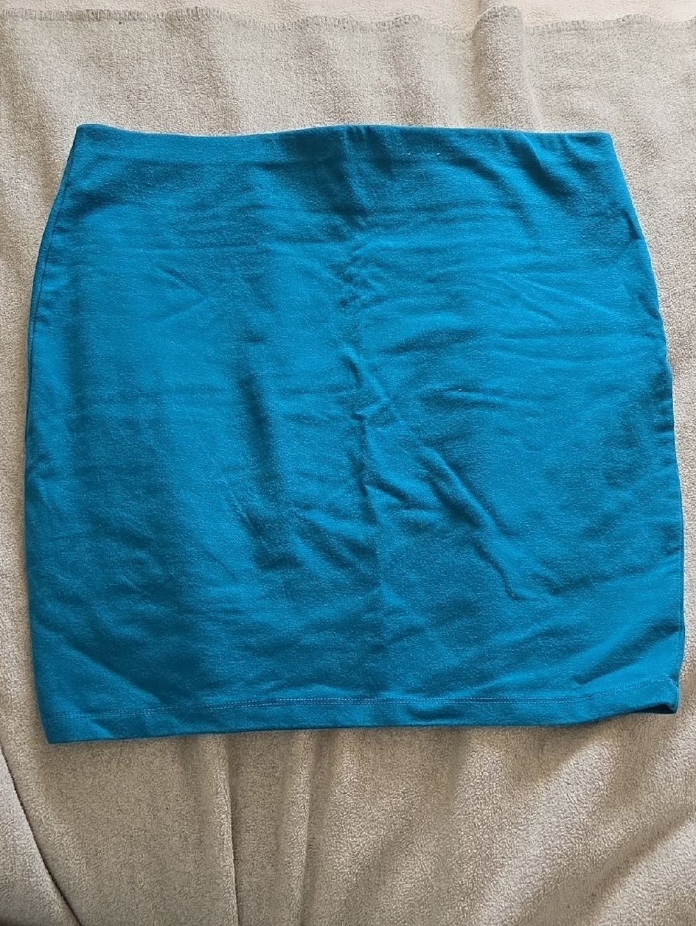 Smart Set Teal Knit Mini Skirt